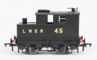 MR-021 Dapol LNER Class Y1 Sentinel Steam Loco number 45 in LNER black livery with shaded letters and numbers